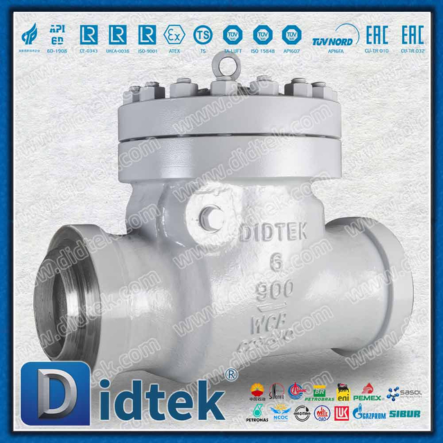 Valvola di ritegno a battente API6D 900LB con connessione BW